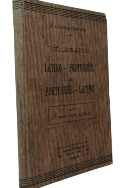 Vocabulários Latino-Português e Português-Latino