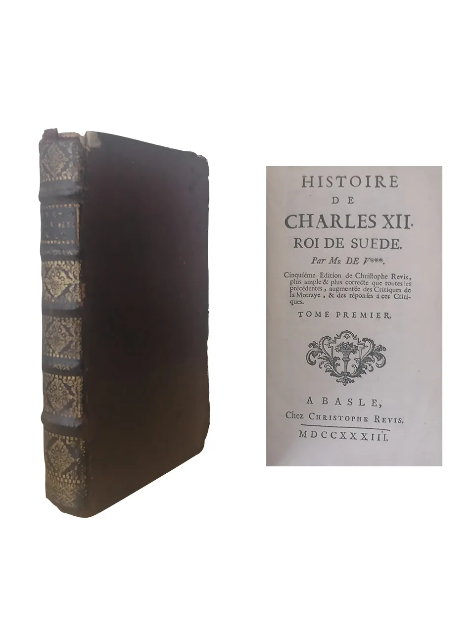 Histoire de Charles XII, Roi Suède de Mr de V
