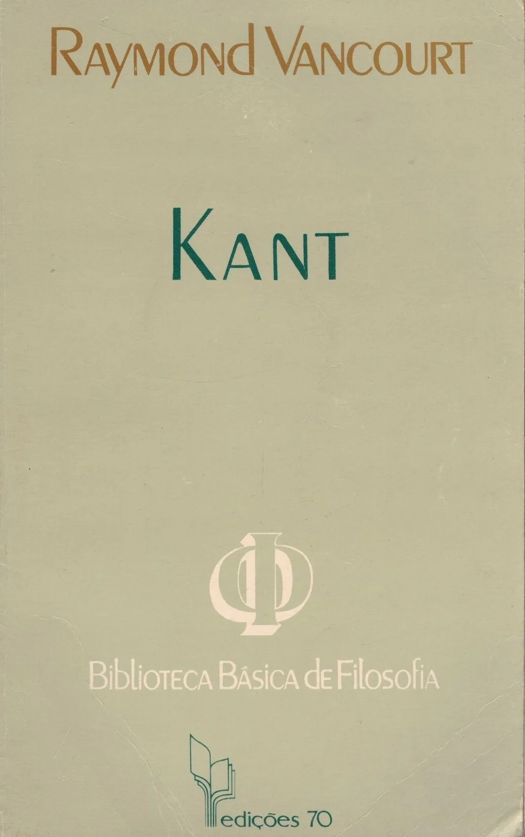 Kant de Raymond Vancourt