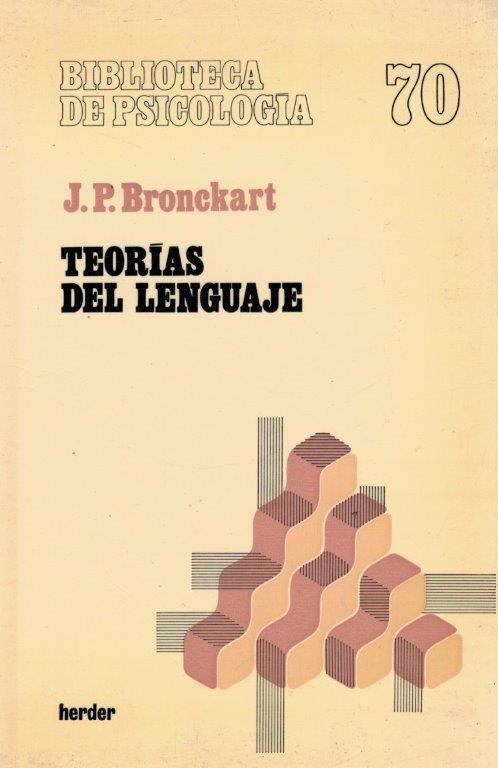 Teorías del Lenguaje de J. P. Bronckart