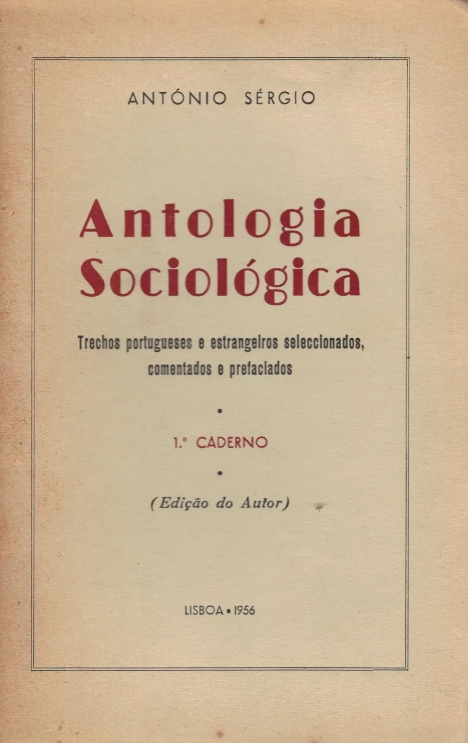 Antologia Sociológica de António Sérgio