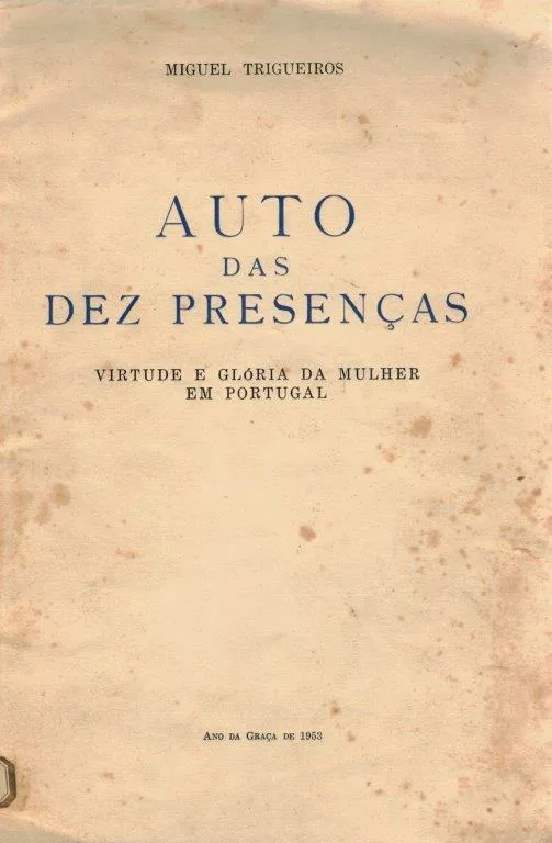 Auto das Dez Presenças de Miguel Trigueiros