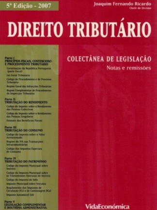 Direito Tributário de Joaquim Fernando Ricardo