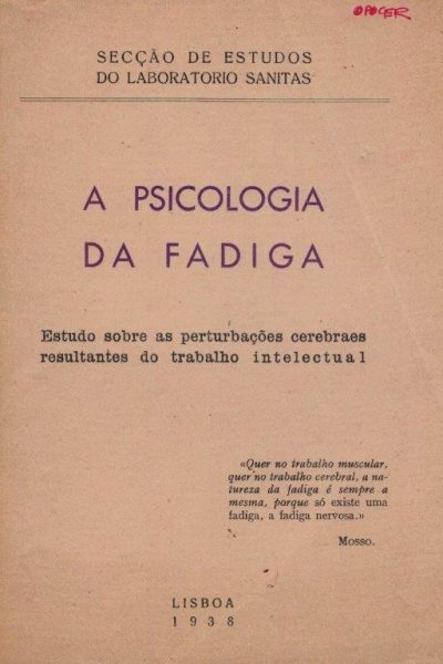 Psicologia da Fadiga de Laboratório Sanitas