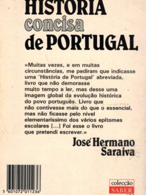 História Concisa de Portugal de José Hermano Saraiva