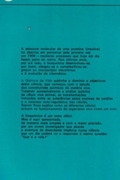 Química da Vida Verso