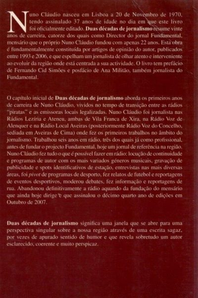 Duas Décadas de Jornalismo