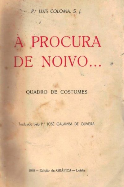 Procura do Noivo: Quadro de Costumes de Luís Coloma
