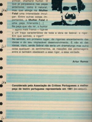 Memórias de uma Mulher Fatal de Augusto Sobral