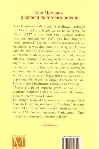 Mãe para Homem do Terceiro Milénio-001 Mãe para Homem do Terceiro Milénio
