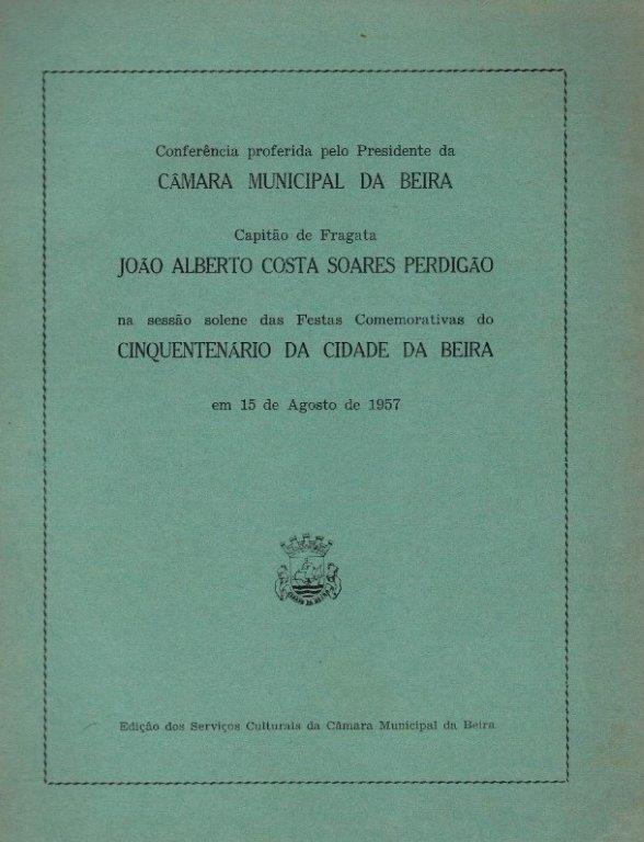 Cinquentenário da Cidade da Beira de João Alberto Costa Soares Perdigão