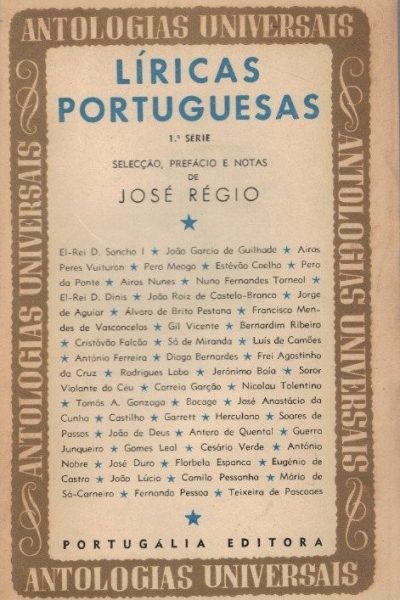 Líricas Portuguesas (1ª Série) de José Régio