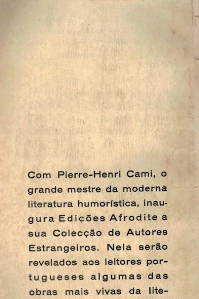 Jonas ou Amor Numa Baleia de Pierre-Henri Cami Jonas ou Amor Numa Baleia de Pierre-Henri Cami