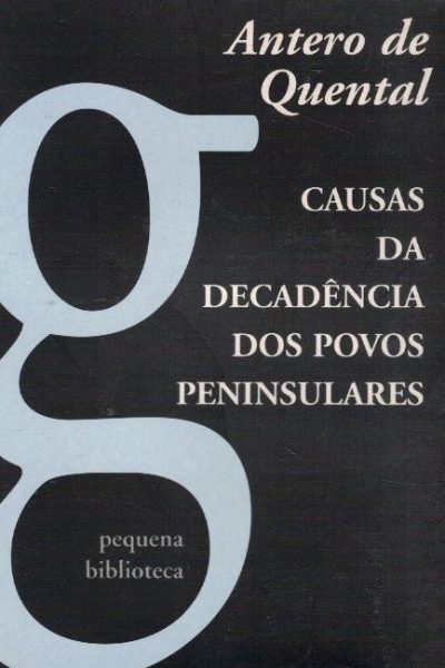 Causa da Decadência dos Povos Peninsulares de Antero de Quental