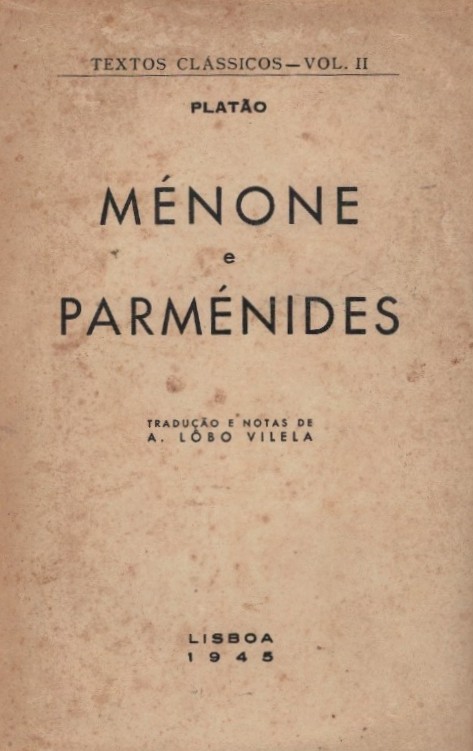 Ménone e Parménides de Platão