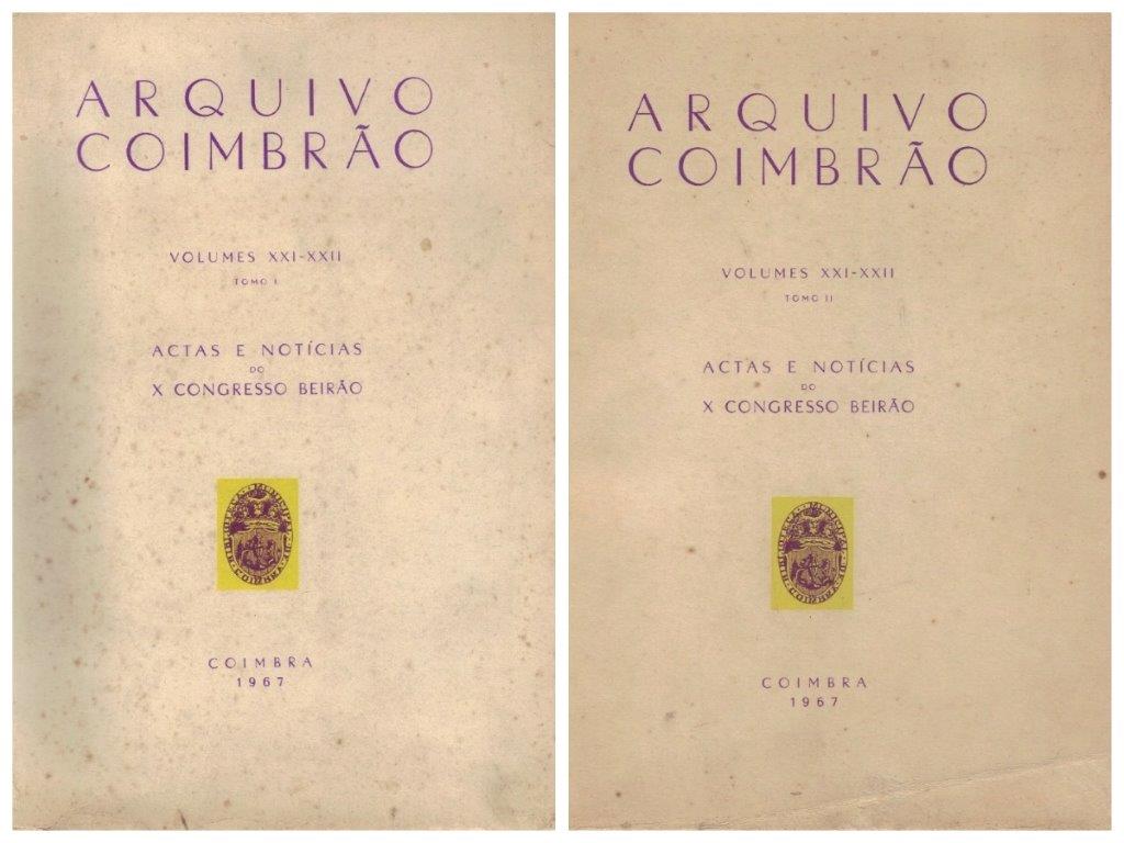 Arquivo Coimbrão: Volumes XXI-XXII de Vitorino de Almeida