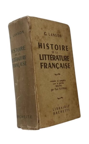 Histoire de la Littérature Française de G. Lanson