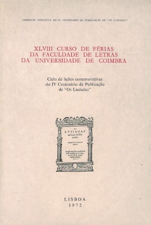 Curso de Férias da Faculdade de Letras da Universidade de Coimbra de Costa Ramalho