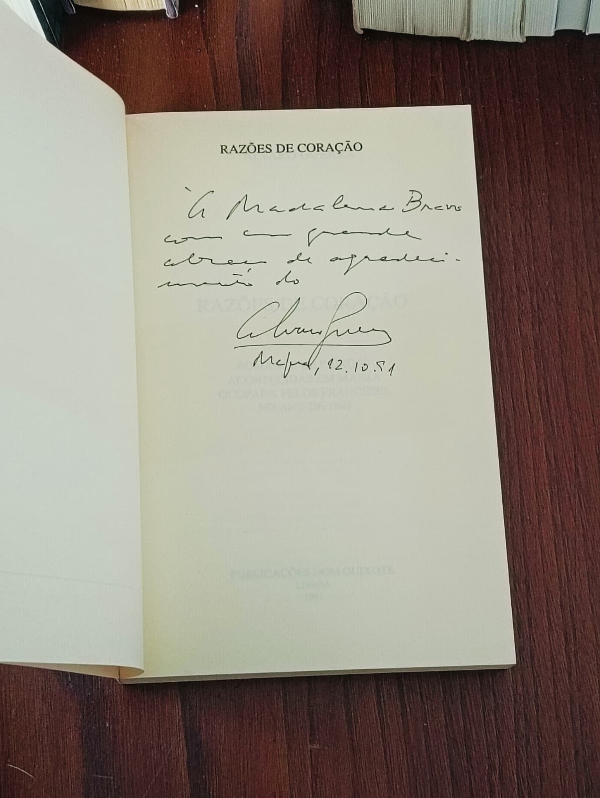 Razões de Coração de Álvaro Guerra