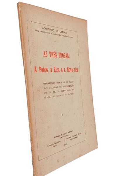 Três Prosas: A Pobre, a Rica e a Nova-Rica, As