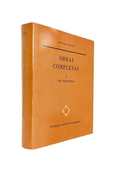 OBRAS COMPLETAS I DA FILOSOFIA DE DELFIM SANTOS