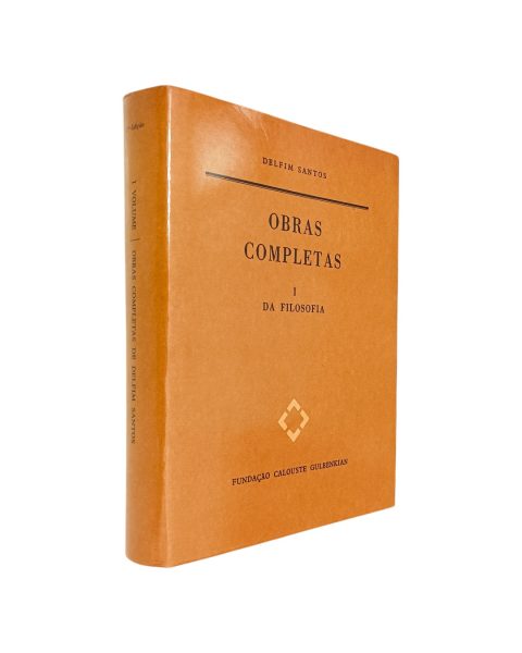 OBRAS COMPLETAS I DA FILOSOFIA DE DELFIM SANTOS