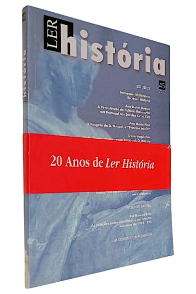 Vinte Anos de Ler História de Miriam Halpern Pereira