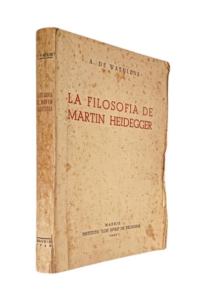Filosofia de Martin Heidegger de A. de Waehlens
