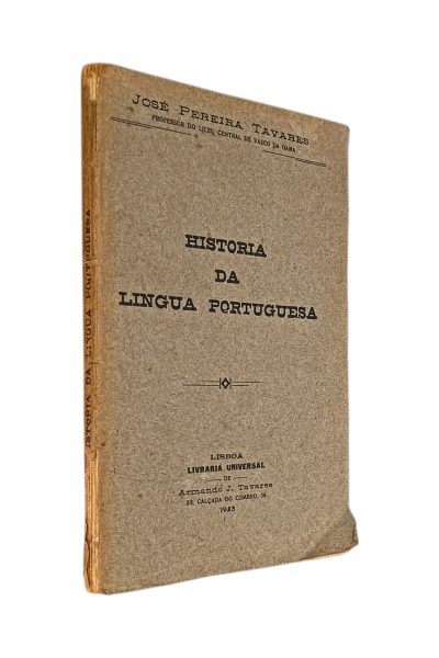 História da Língua Portuguesa de José Pereira Tavares