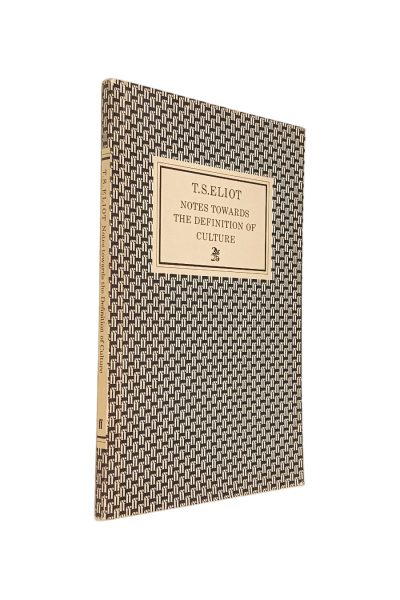 NOTES TOWARDS THE DEFINITION OF CULTURE DE T. S. ELIOT