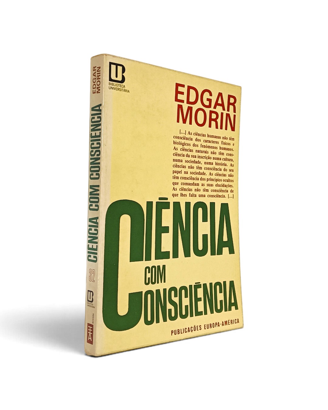 Ciência com Consciência de Edgar Morin