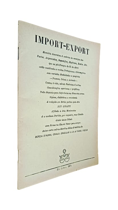 Import Export de Ruy Cinatti