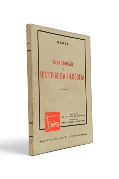 Introdução à História da Filosofia de Hegel