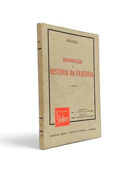 Introdução à História da Filosofia de Hegel